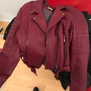 Haute hippie medium leather jacket